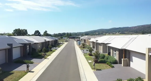 Encore Living - aerial view of independent living community